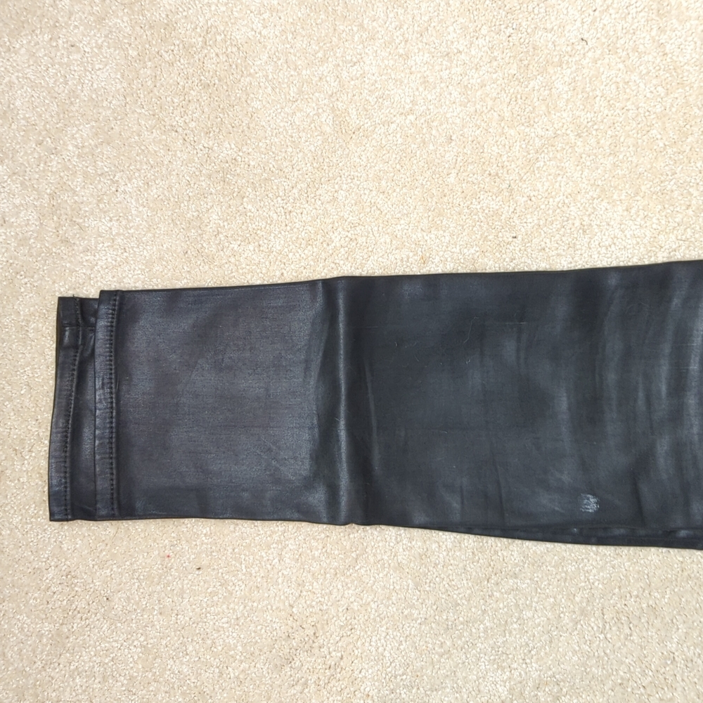 Waxed Dark Green AG Skinny Jeans - Picture 4 of 4